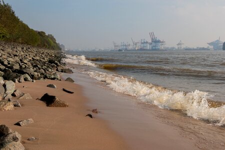 Autumn port water photo