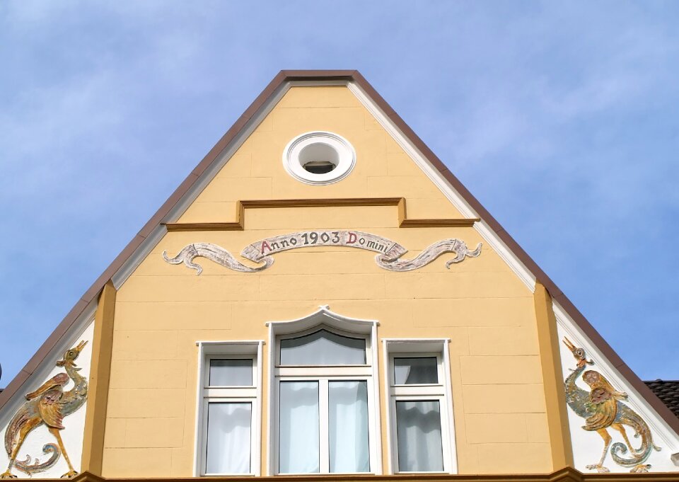 Roof facade building