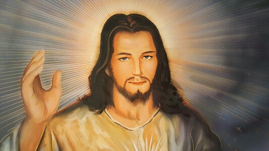 Jesus mercy jesus painted frame