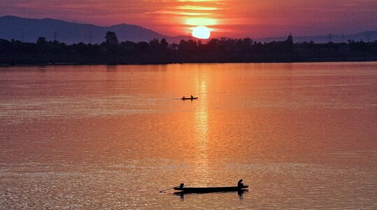 Mekong river laos photo