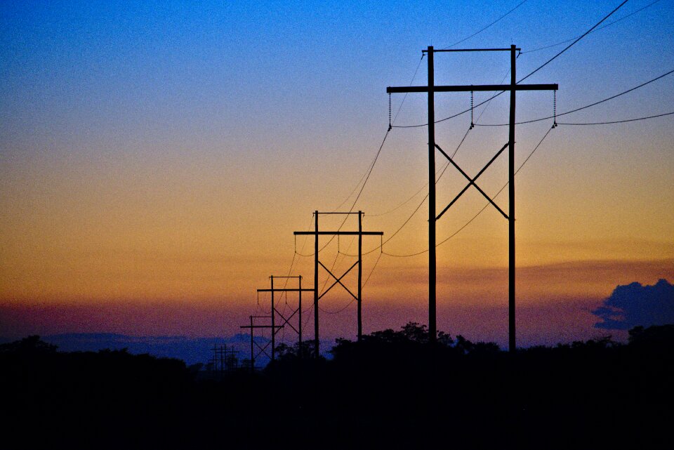 Power industry power line