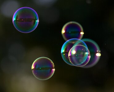 Soap coloring balloons