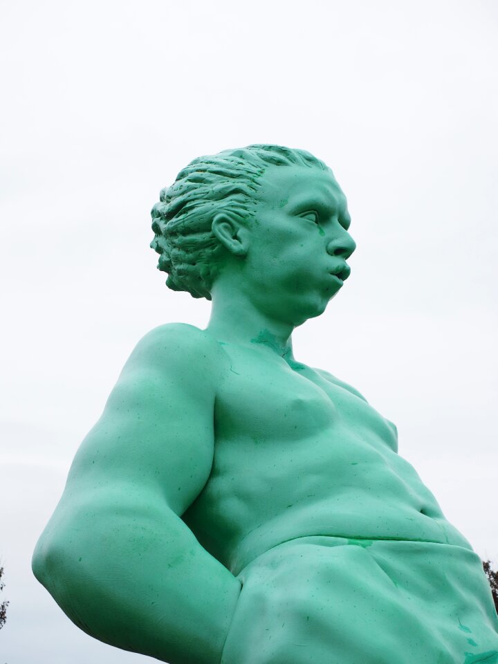 Artwork person green