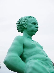 Artwork person green