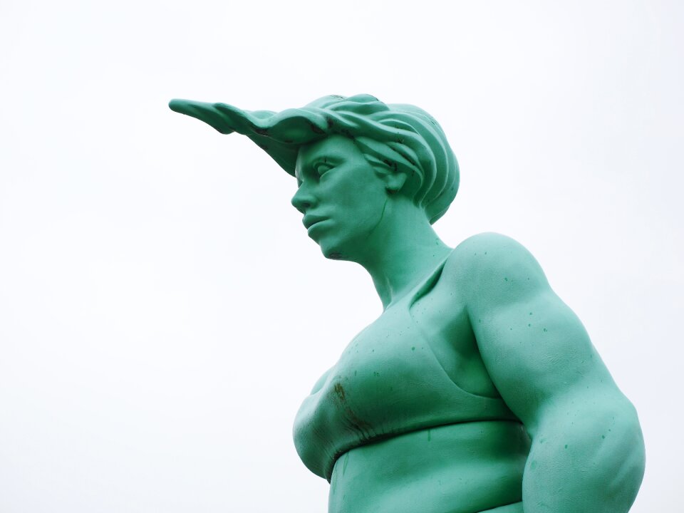 Human artwork green