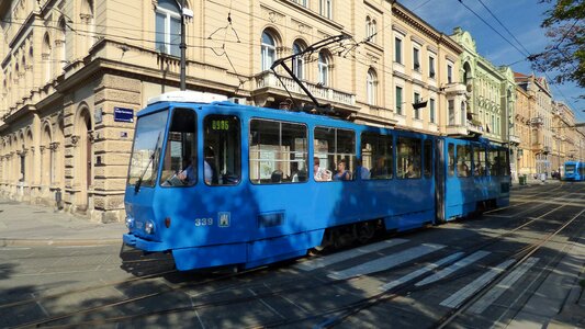 Tram public transport architecture