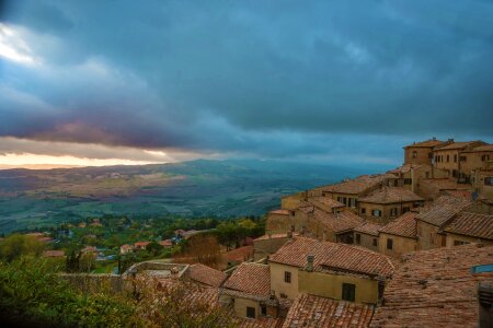 Village italy photoshop manipulation