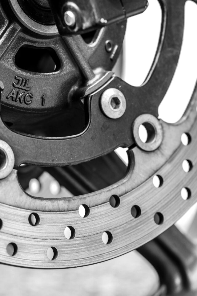 Bike wheel gray bike