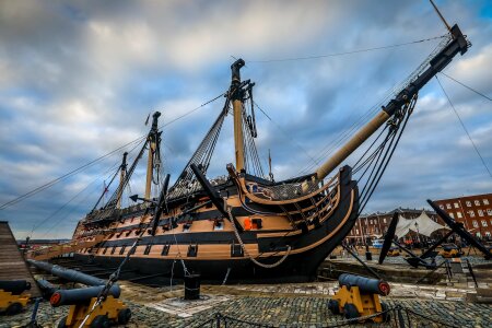 Victory historical ship port