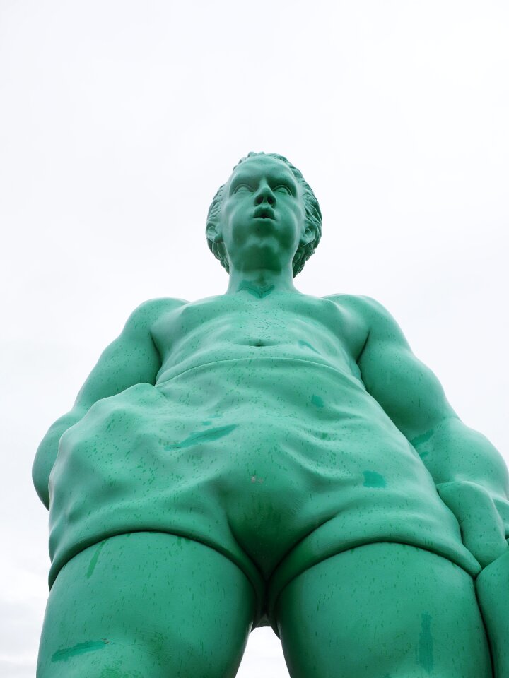 Artwork person green