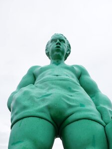 Artwork person green