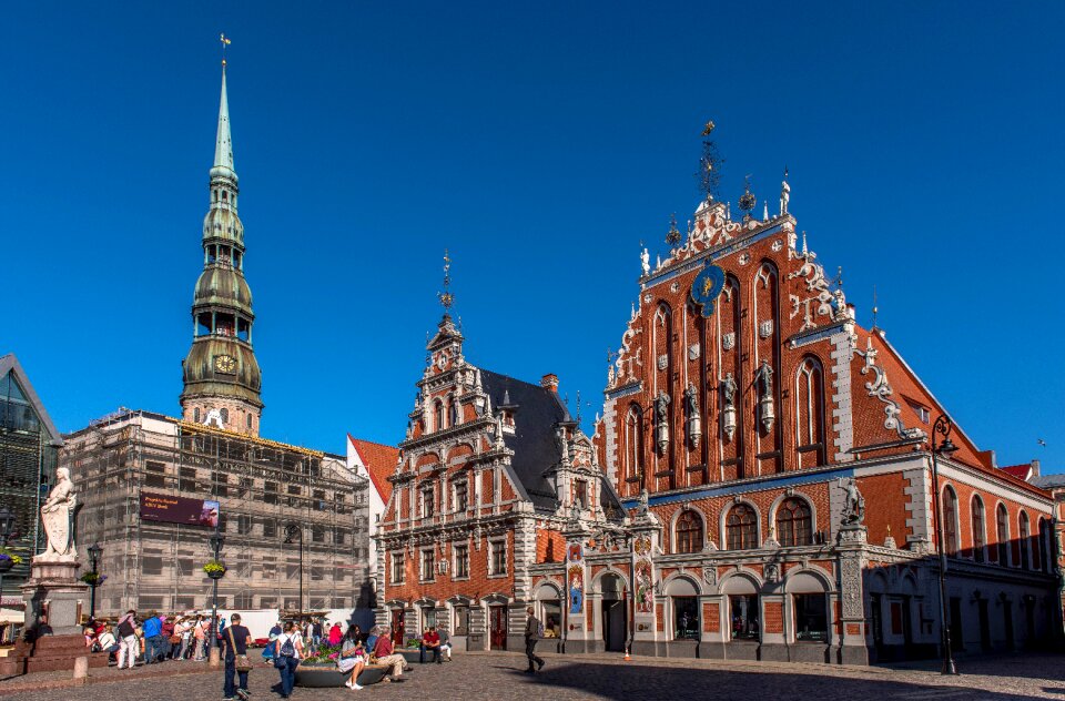 Riga black peter house cathedral church