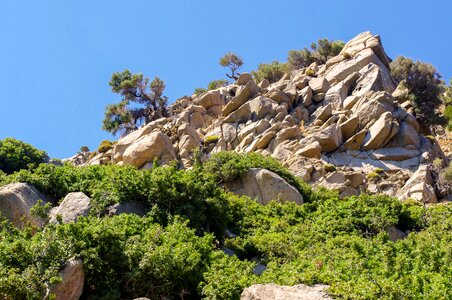 Summer stone sky