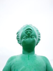Artwork person green