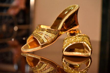 Shining decoration sandal