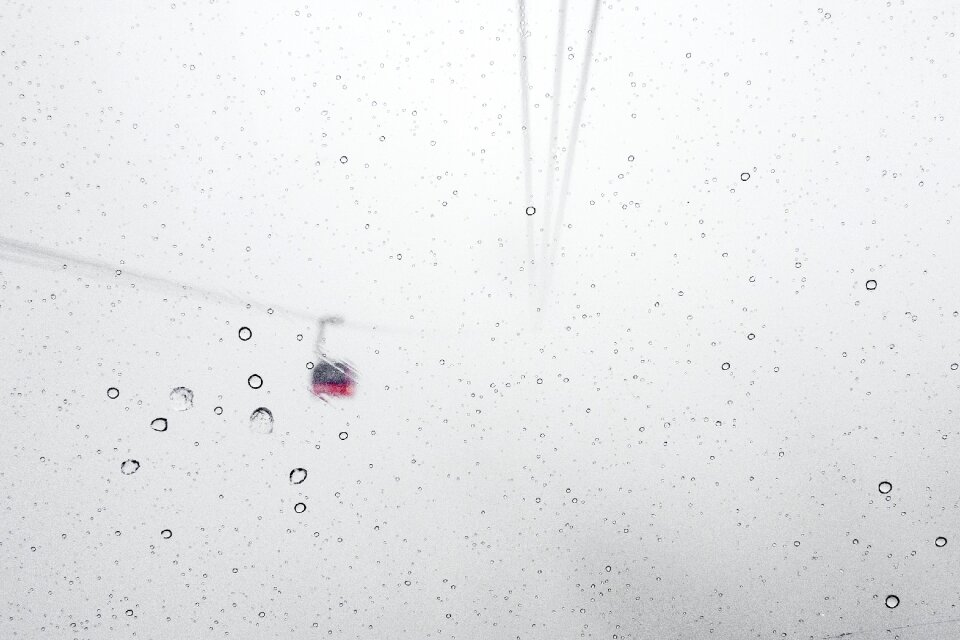 Gondola lift skiing snowboarding photo