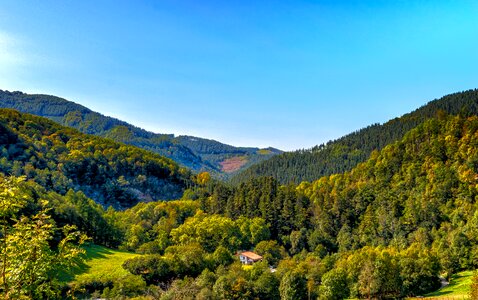 Nature mountains sky photo