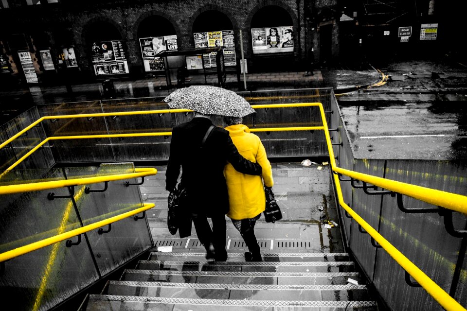 Metrolink tram rain