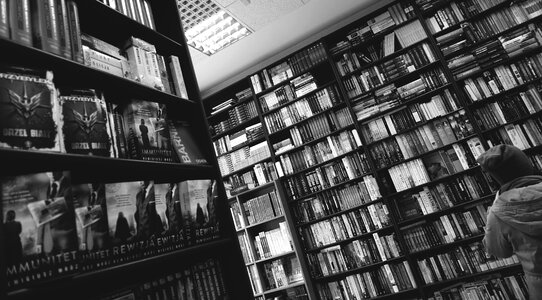 Racks black and white study