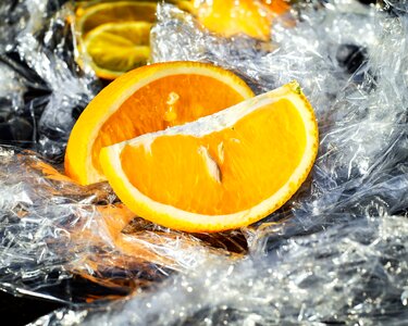 Tropical orange columns fruity photo