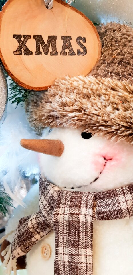 Christmas greetings scarf cap