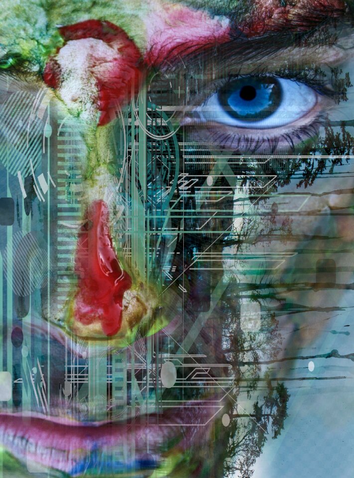 Expression portrait person