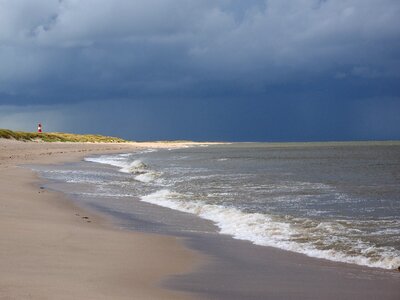 Sand beach white beach lighthouse