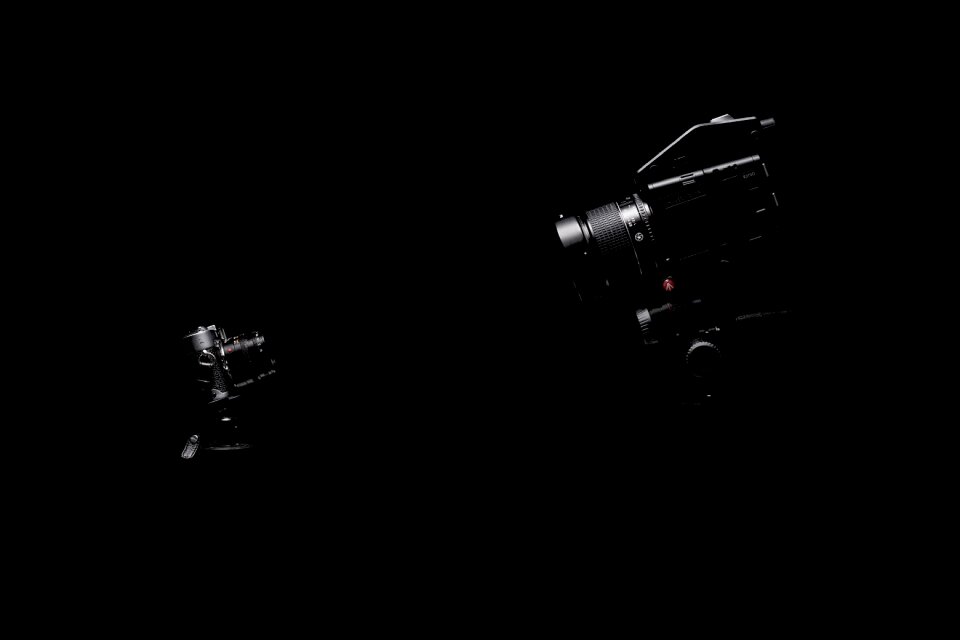 Photography black black camera