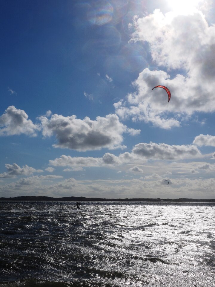 Steering kite sailing sporty sport