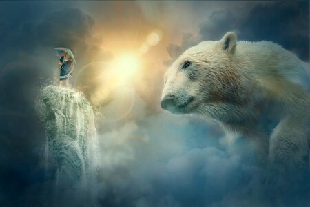 Fantasy sky lighting
