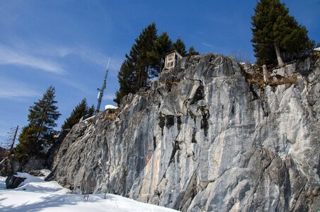 Mountain travel wall