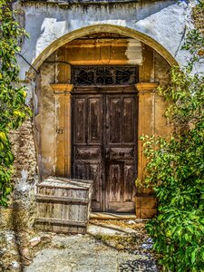 Traditional house door photo