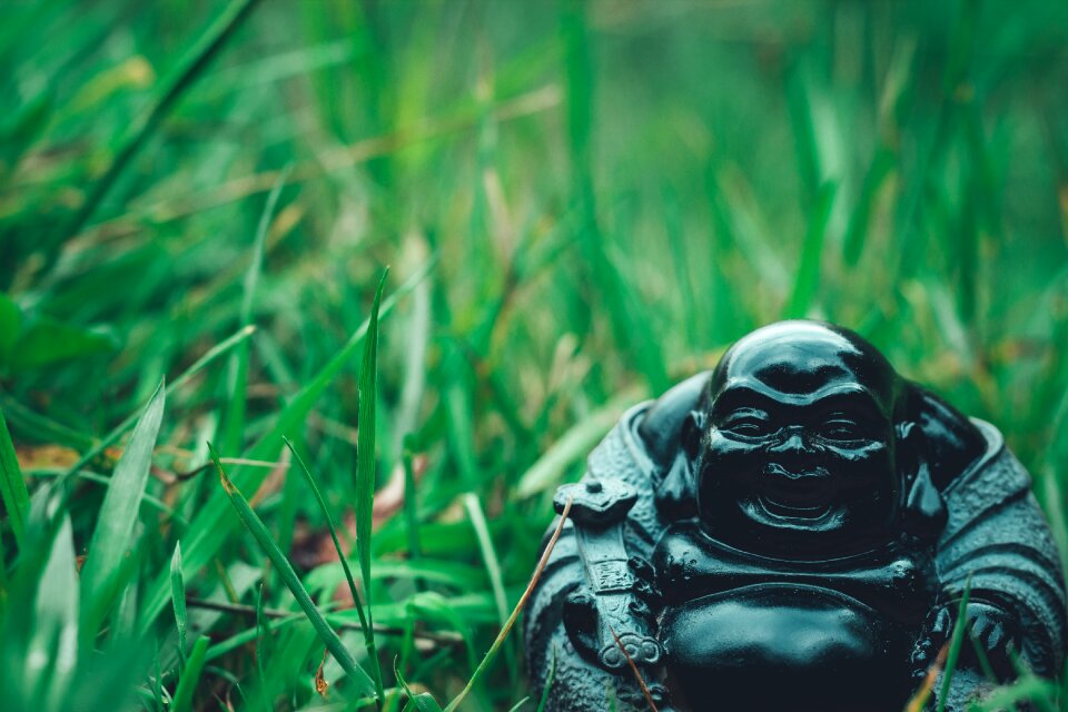 Chinese buddha monk statue