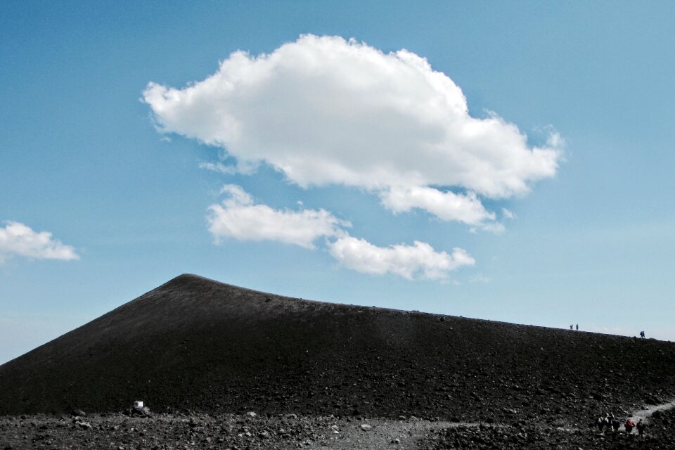 Clouds highland landscape
