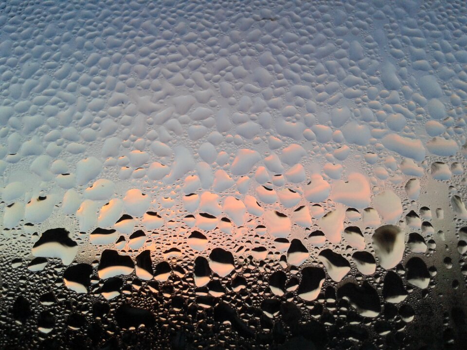 Steam water vapor drop of water