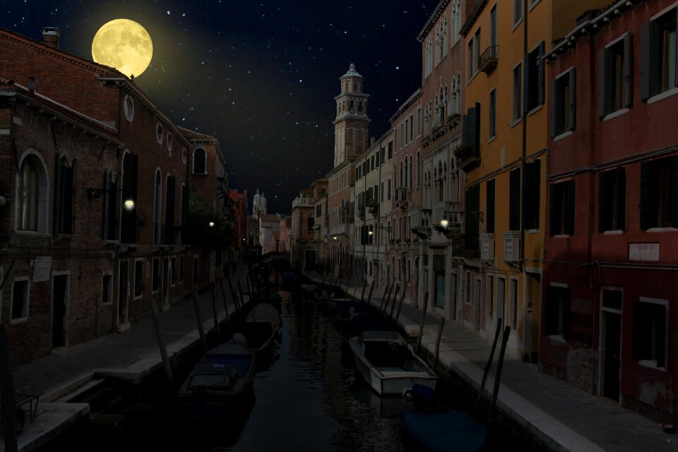 Venice channel water