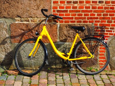 Cycle bicycle basket post bike photo