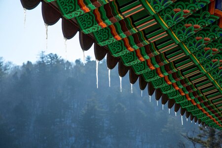 Korean traditional winter landscapes design quantity
