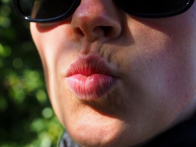 Lips face love photo