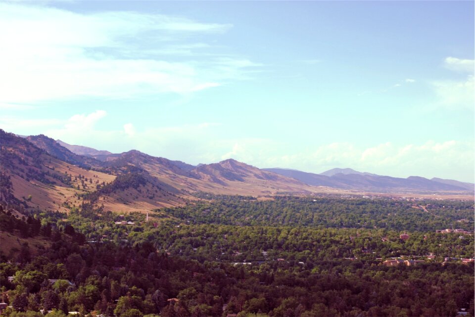 Mountains fields hills