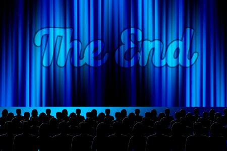 Video end curtain