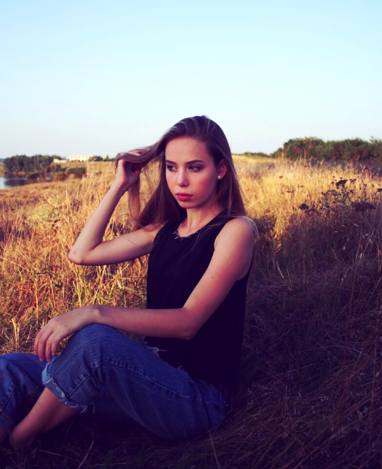 Long hair beauty field