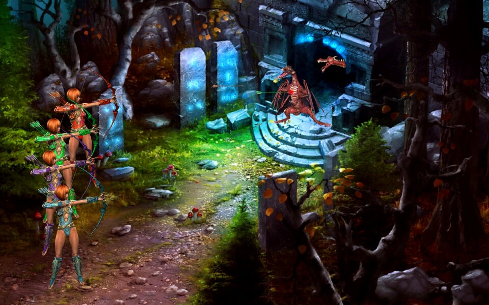 Mystical mythical creatures warrior
