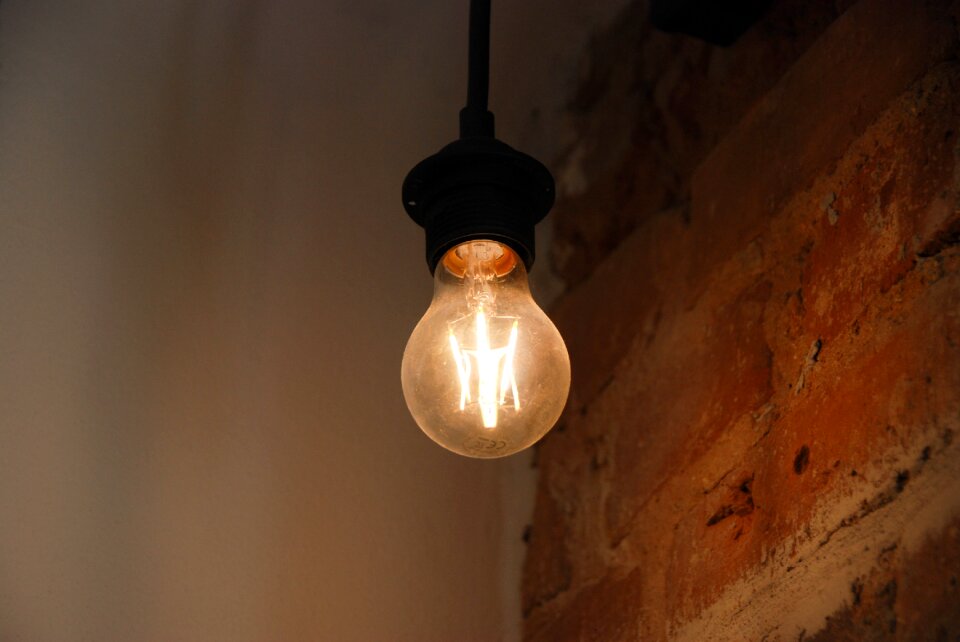 Indoors illuminated bricks