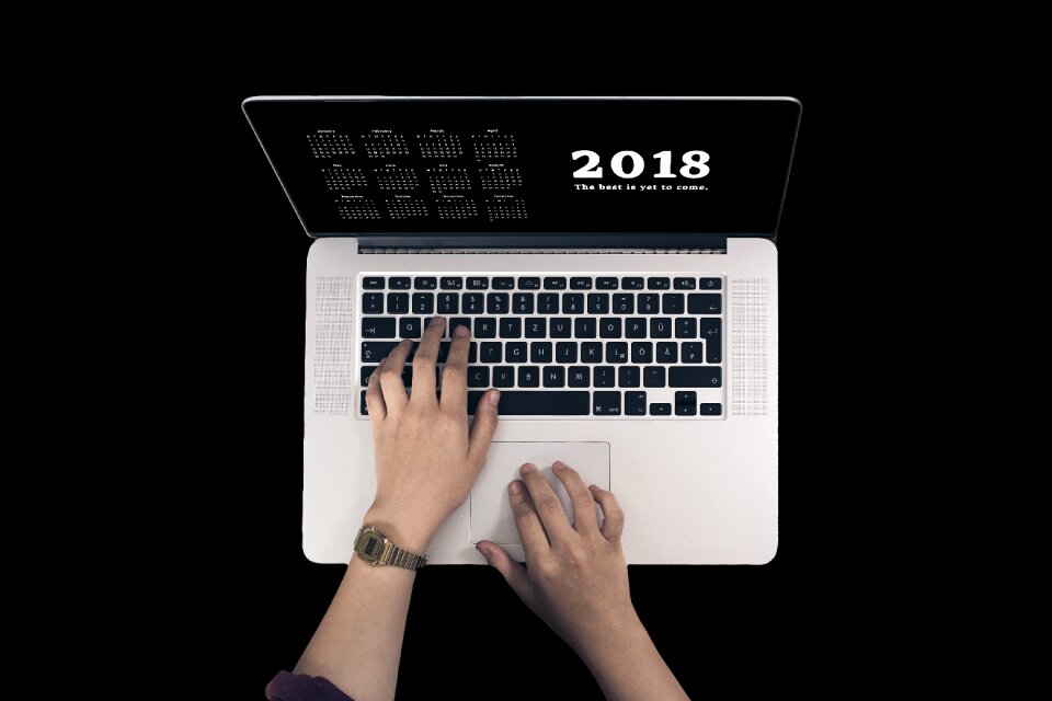 Hand year new year's day