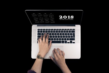 Hand year new year's day