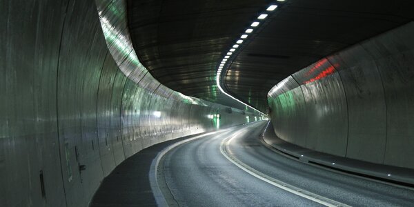 Tunnel vision driving a car drive