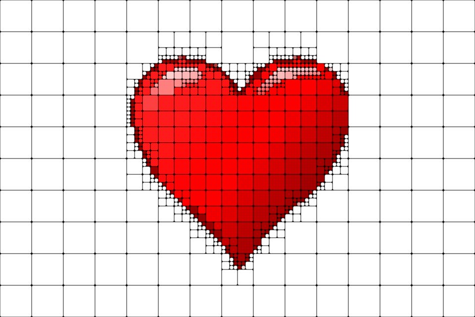 Greeting card romance decoration