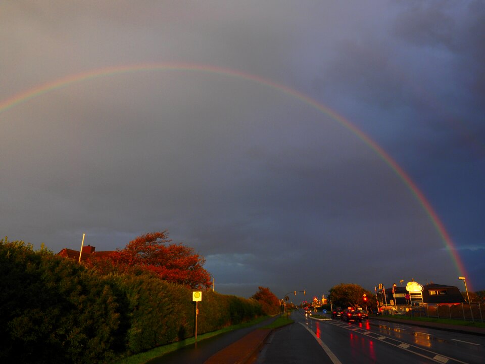 Natural spectacle rainbow colors colorful