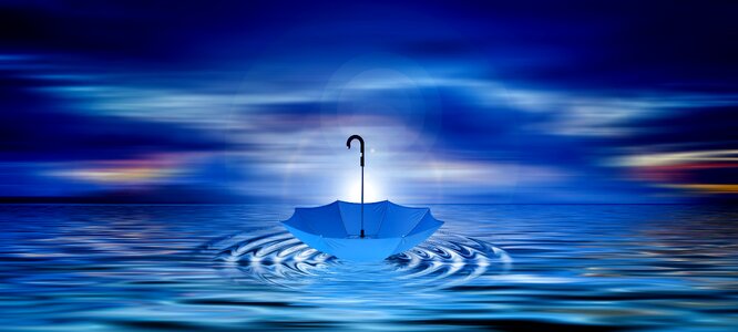 Wave umbrella mirroring